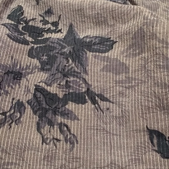 Lucky Brand floral popover half button shirt M - Picture 4 of 4